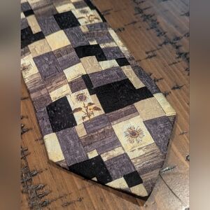 Ermenegildo Zegna 100% Silk Tie Sunflower